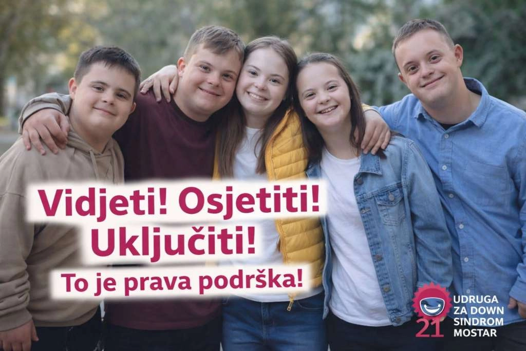 Obilježavanje Međunarodnog dana osoba s Down sindromom u Mostaru 'Zajedno protiv usamljenosti'